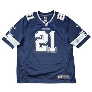 Ezekiel Elliott Jersey #21 Nike On Field Game Day Jersey Dallas Cowboys Men’s XL